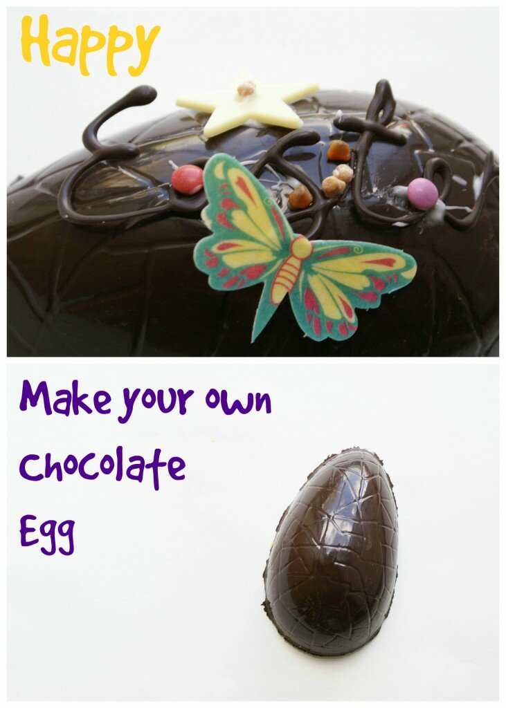 make your own chocolate egg