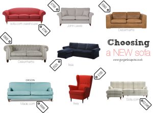 Choosing a new sofa